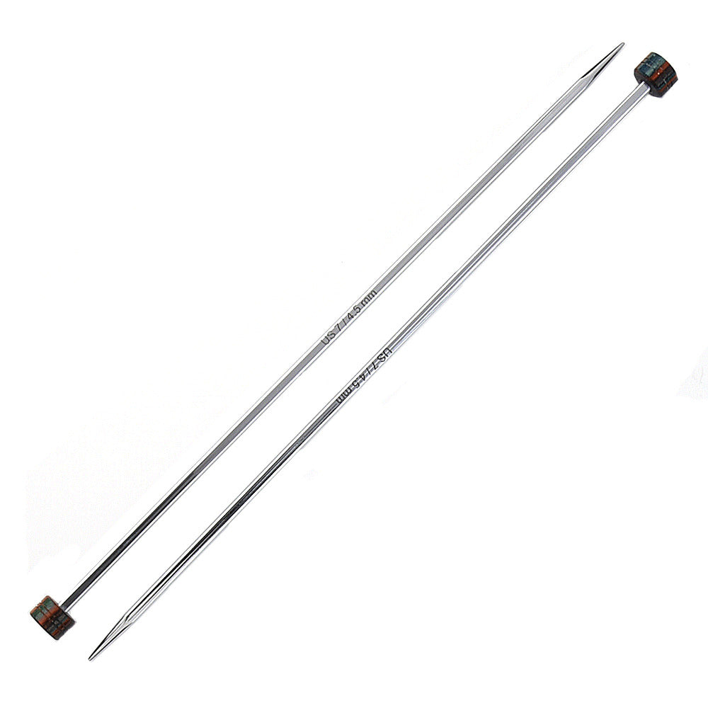 Knitter's Pride Nova Cubics Platina Single Pointed Needles 10"