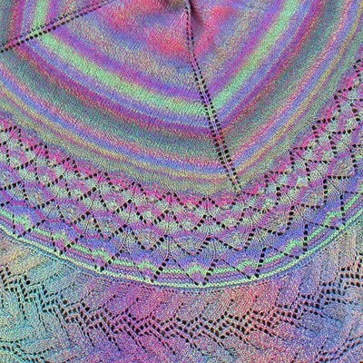 Jojoland Dragon Melody Shawl Wrap Knitting Pattern