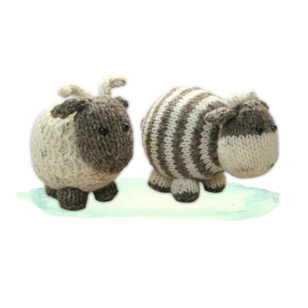 Bramble goat and chestnut cow