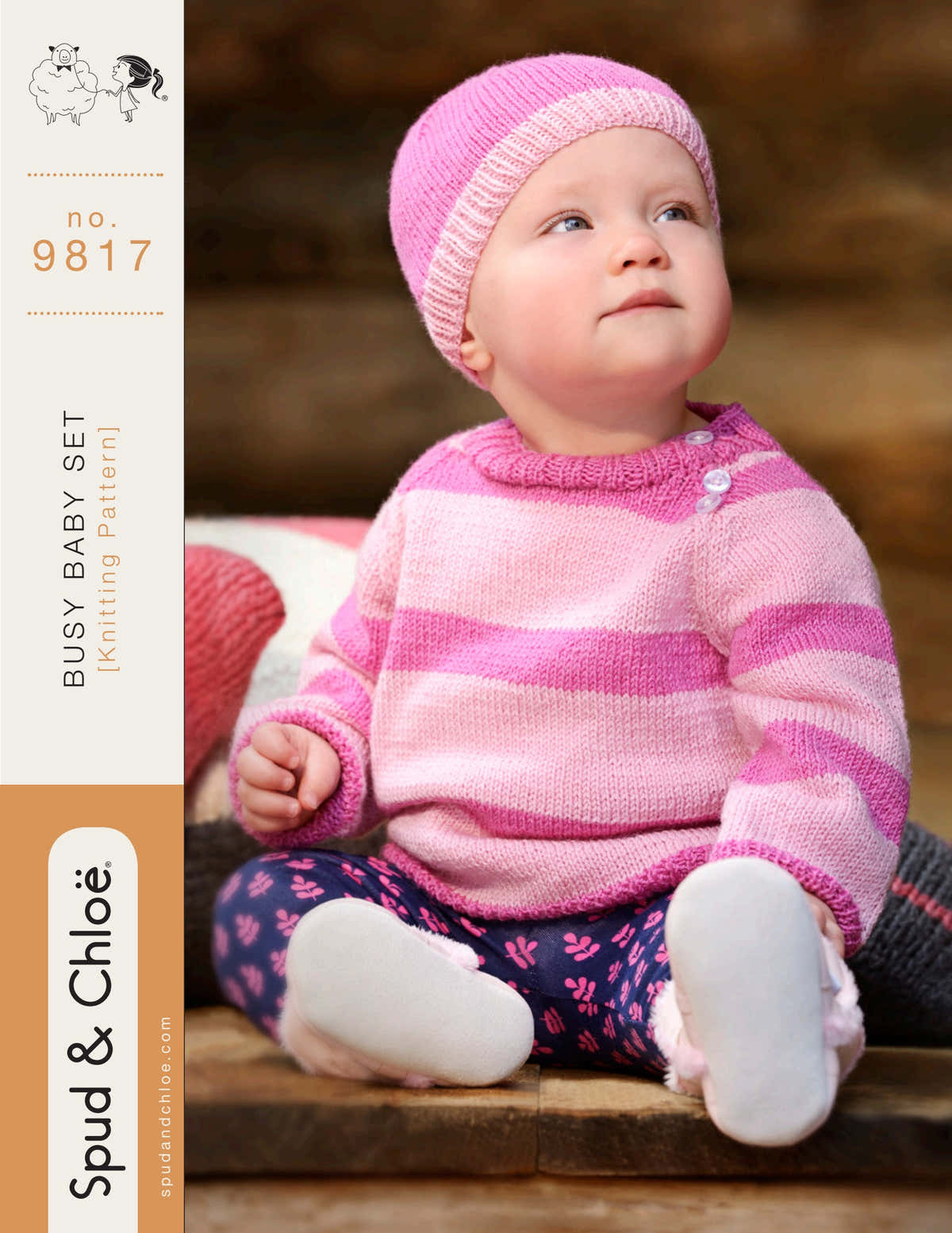 Spud & Chloe by Blue Sky Fibers Busy Baby Set Knitting