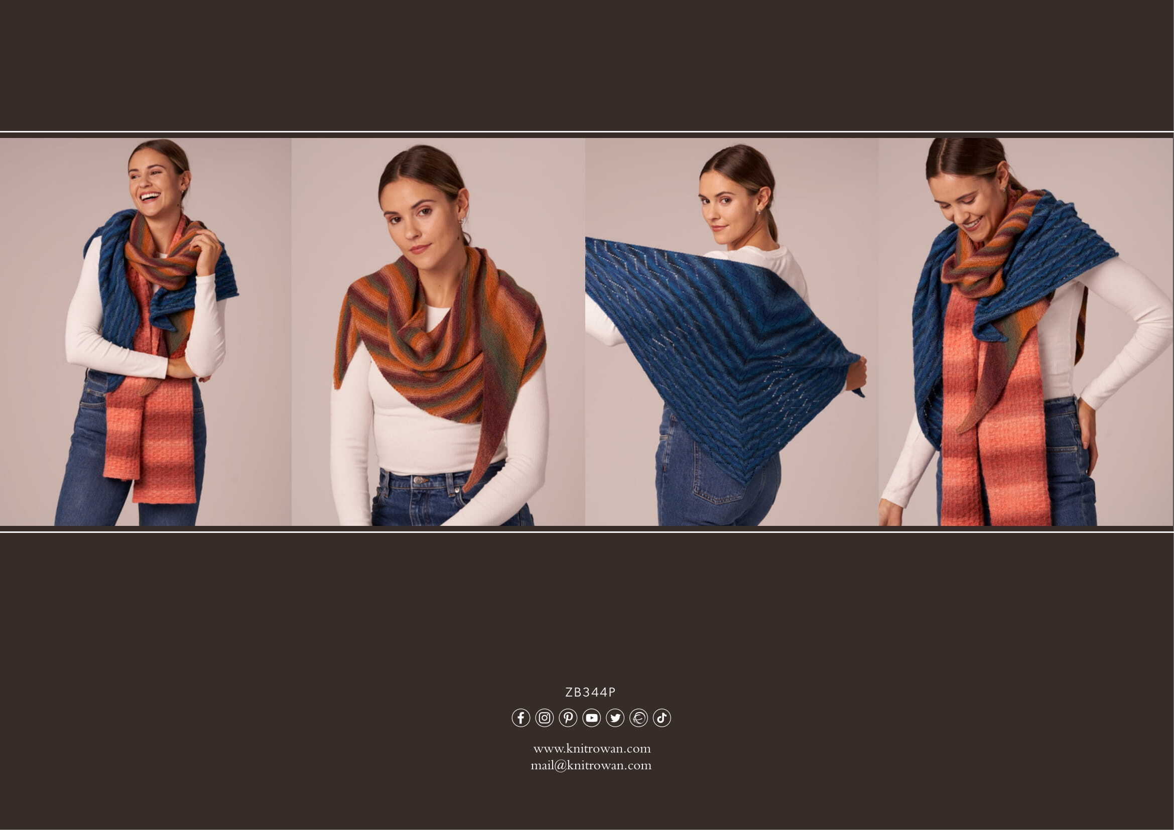 Designer Accessories Scarf Knitting Pattern