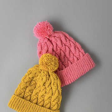Paintbox Yarns Modern Cable Hat Knitting Pattern