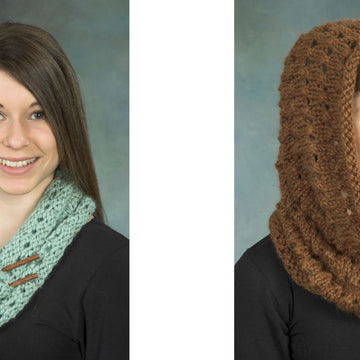Dotted Swiss Cowl Knitting Pattern