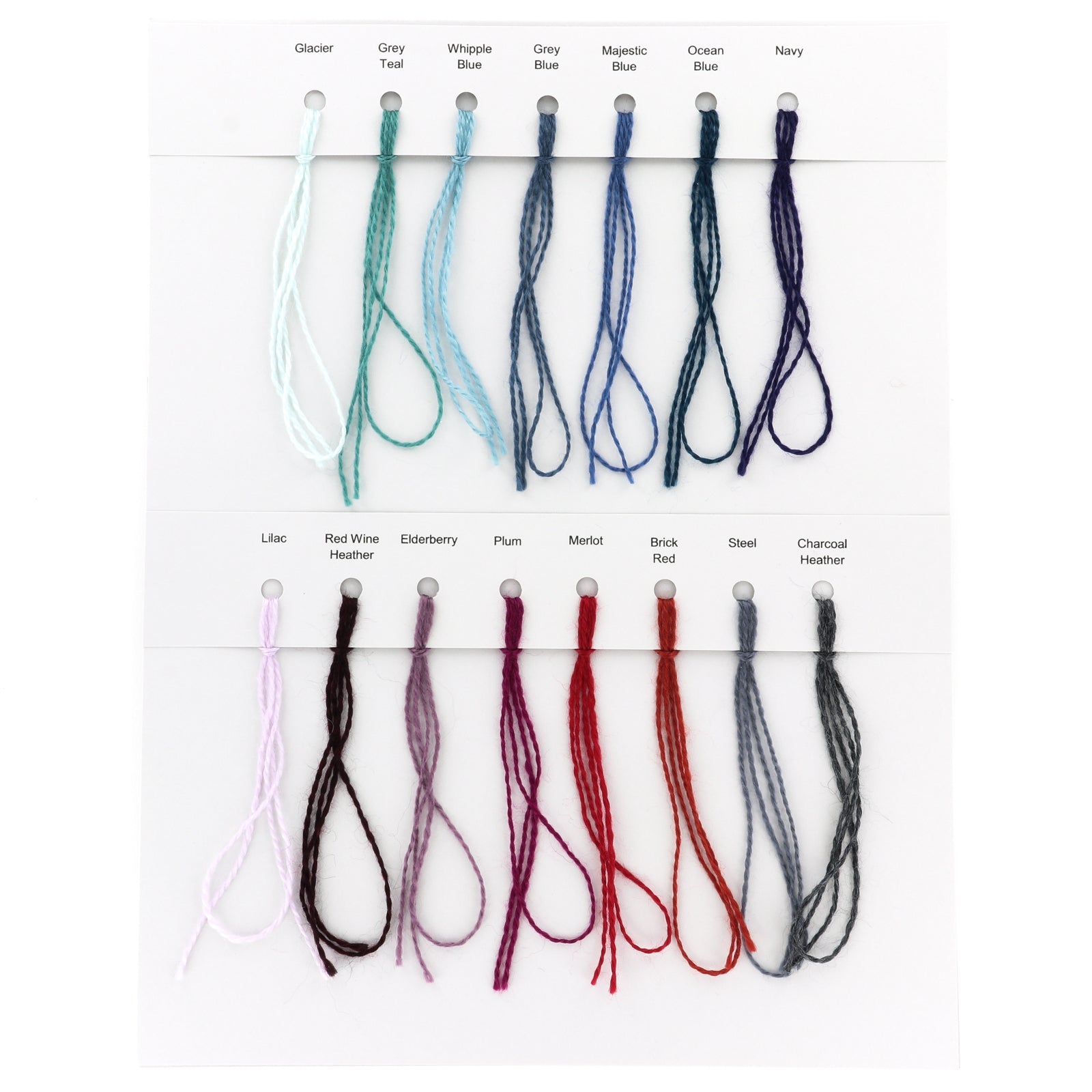 Valley Yarns Color Cards