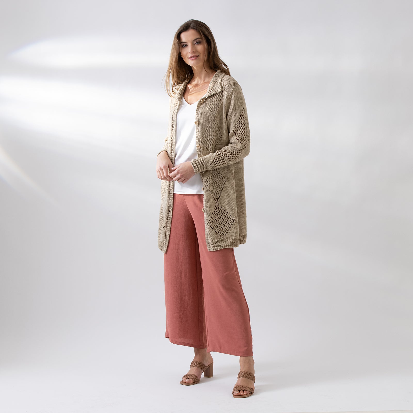 String Cora Coat Cardigan Knitting Pattern