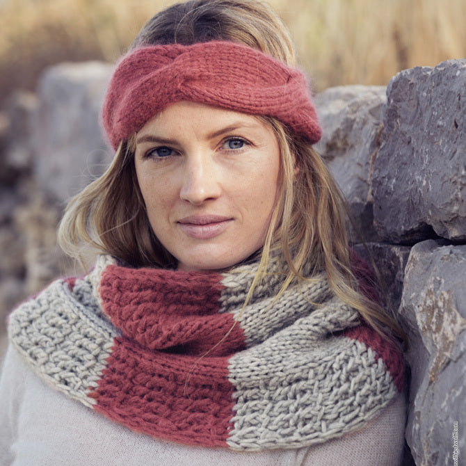 Lana Grossa Women's Headband Accessory Knitting Pattern