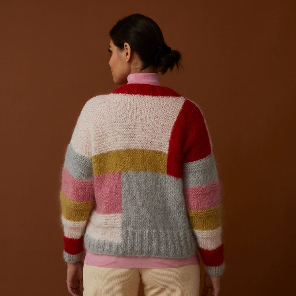 Debbie Bliss Patchwork Sweater Knitting Pattern