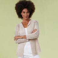 Tahki Yarns Oak Bluffs Cardigan Knitting Pattern