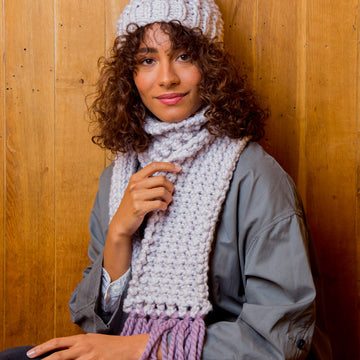MillaMia Adele Hat & Scarf Knitting Pattern