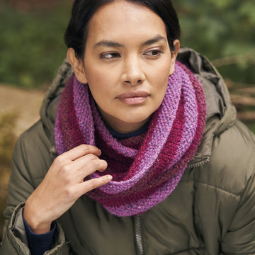 Double Loop Cowl Knitting Pattern