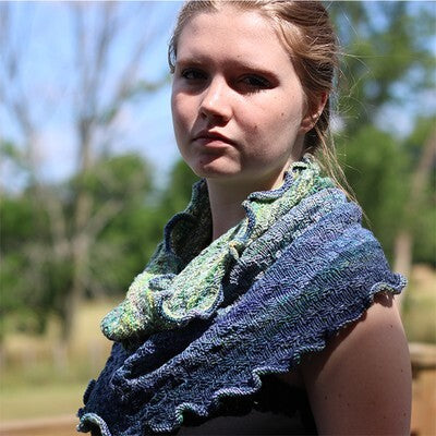 Koigu Color Ramp Cowl/Capelet Knitting Pattern
