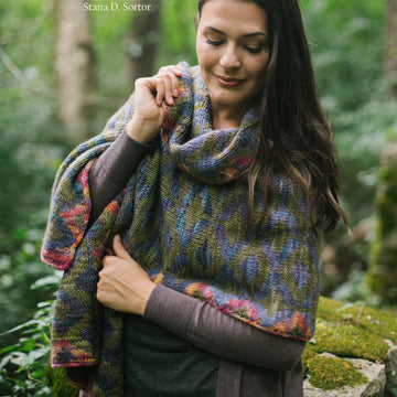 Mosaico Wrap in Malabrigo Rastita - PDF