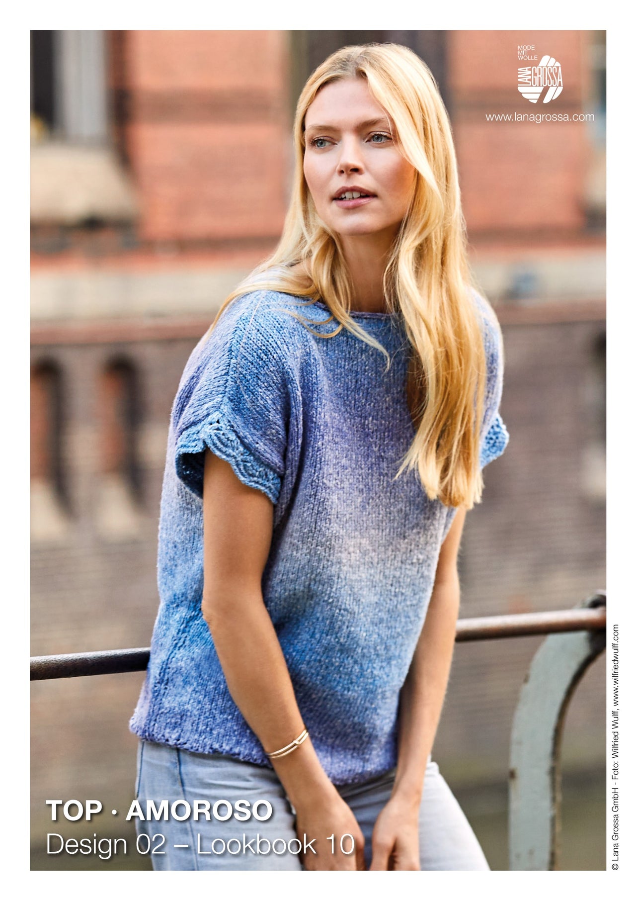 Lana Grossa 02 Top Jumper Knitting Pattern
