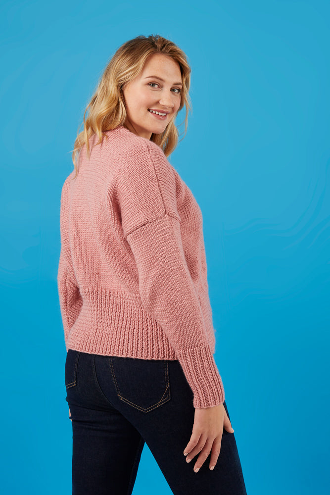 Paintbox Yarns Joy Sweater Knitting Pattern