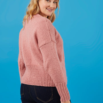 Paintbox Yarns Joy Sweater Knitting Pattern