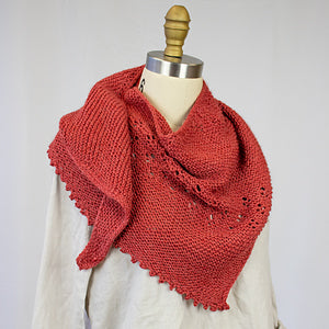 Skacel Firethorn Shawl Wrap Knitting Pattern