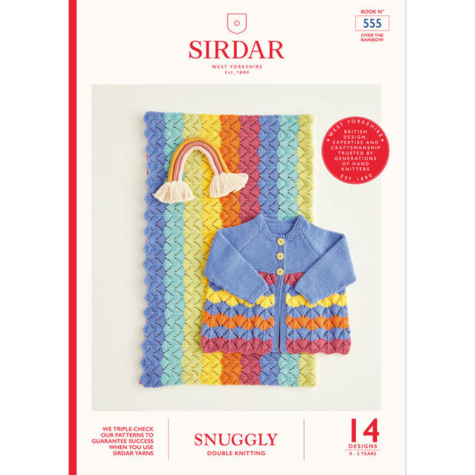 Sirdar BK Over the Rainbow eBook Blanket Crochet Pattern