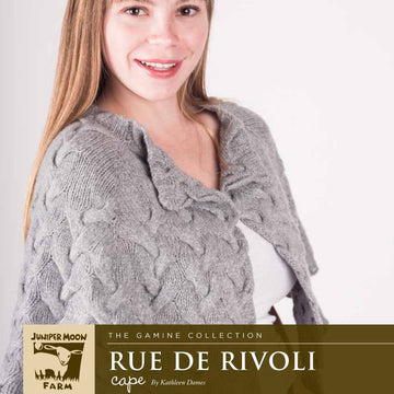 Juniper Moon Farm Rue de Rivoli Cape Knitting Pattern