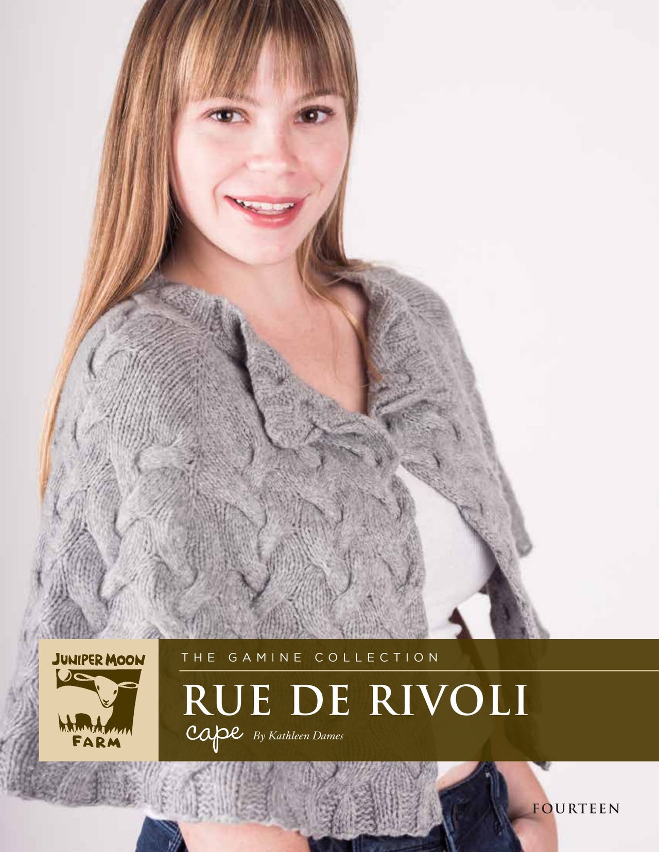 Juniper Moon Farm Rue de Rivoli Cape Knitting Pattern