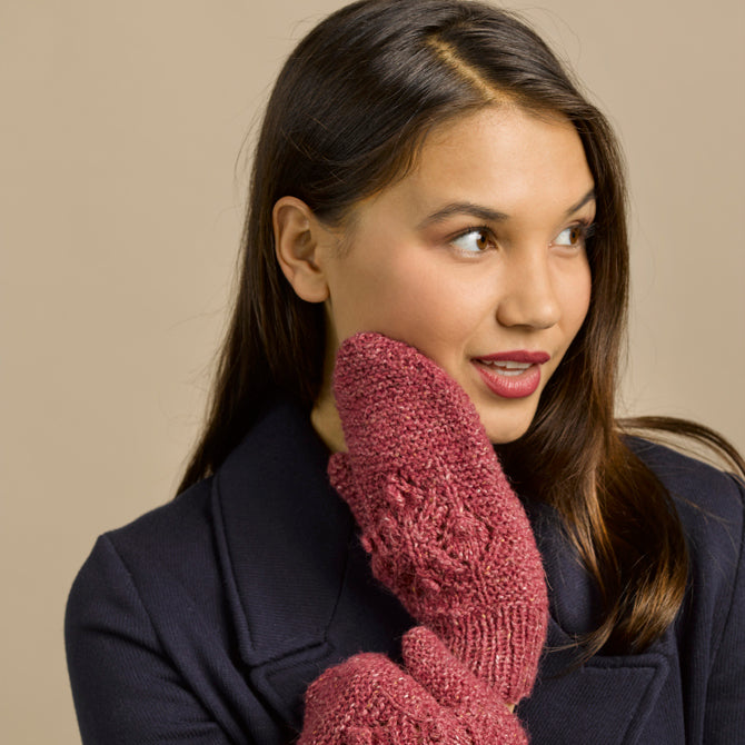 Valley Yarns Dreidel Mittens Knitting Pattern