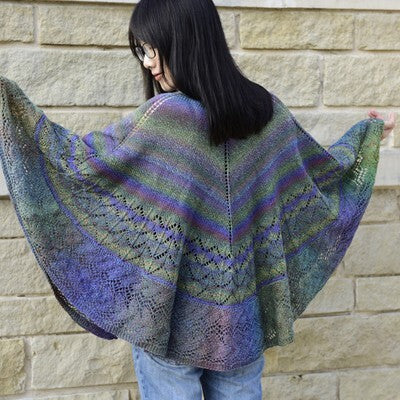 Jojoland Dragon Melody Shawl Wrap Knitting Pattern