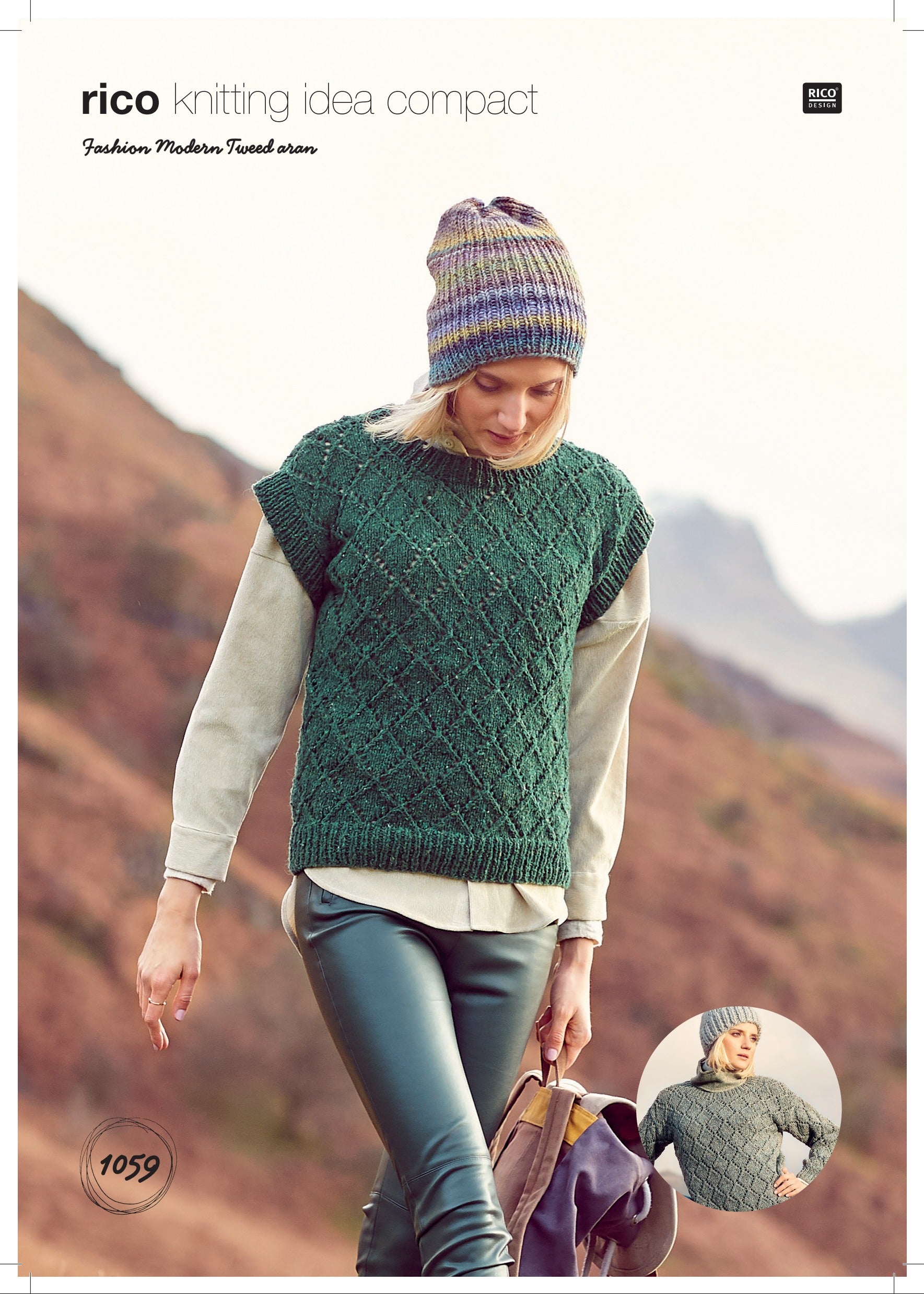 Rico Design Sweater, Tank Top & Cardigan Knitting Pattern
