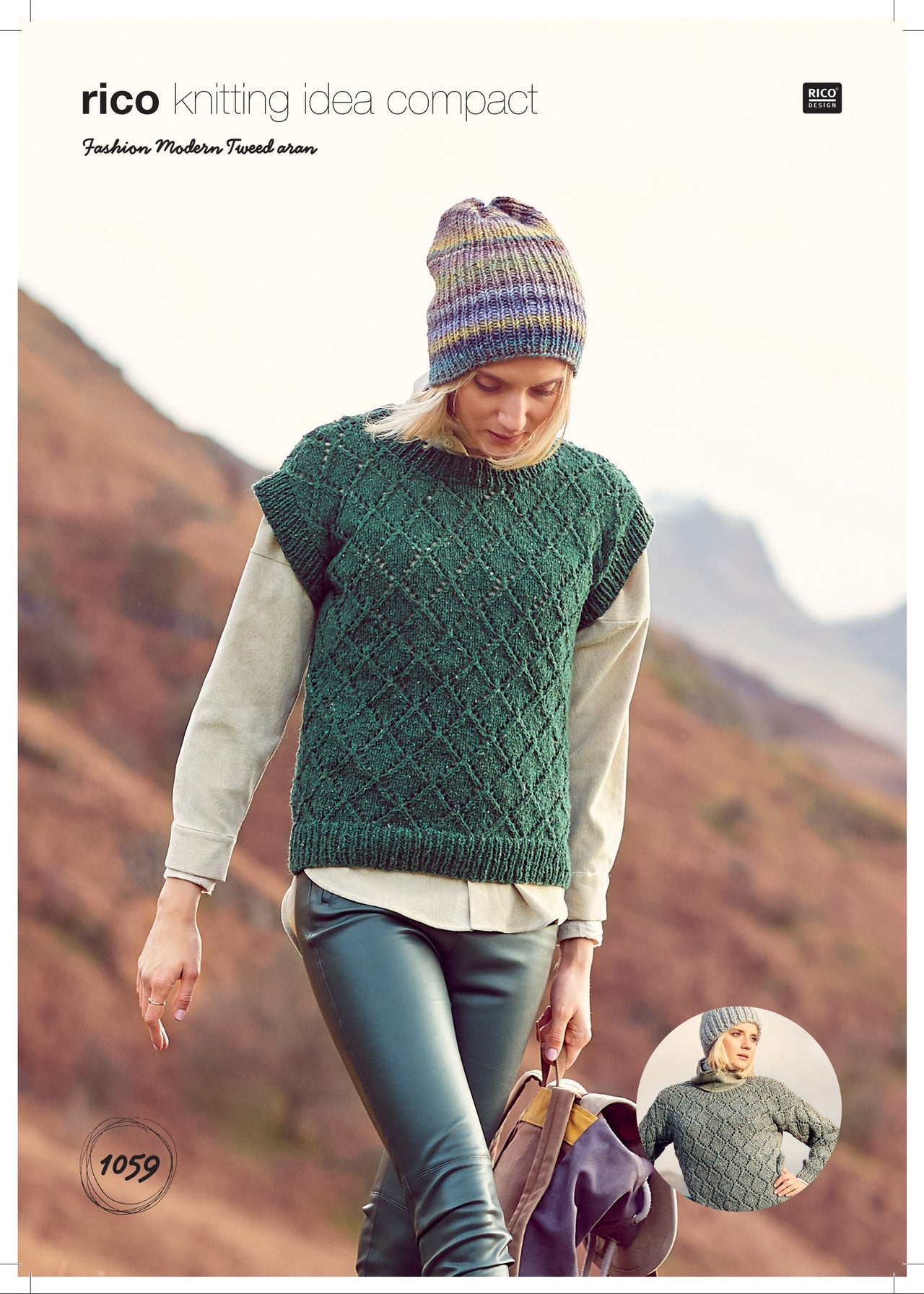 Rico Design Sweater, Tank Top & Cardigan Knitting Pattern