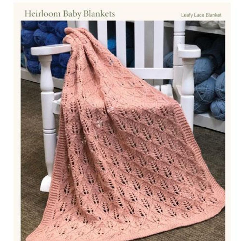 Plymouth Yarn 0667 Heirloom Baby Blankets Knitting Pattern