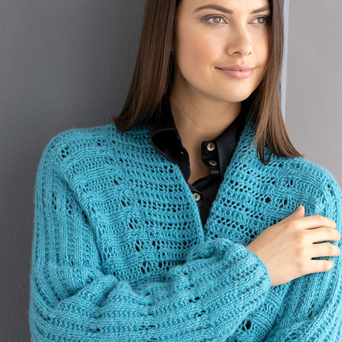 String Robin Cardigan PDF - Yarn.com