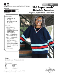 Rinkside Sweater Jumper Knitting Pattern