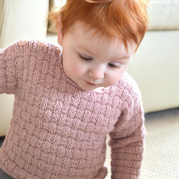 Woodland Textured Top Down Cardigan – P121 + Bamboo Breeze – P120