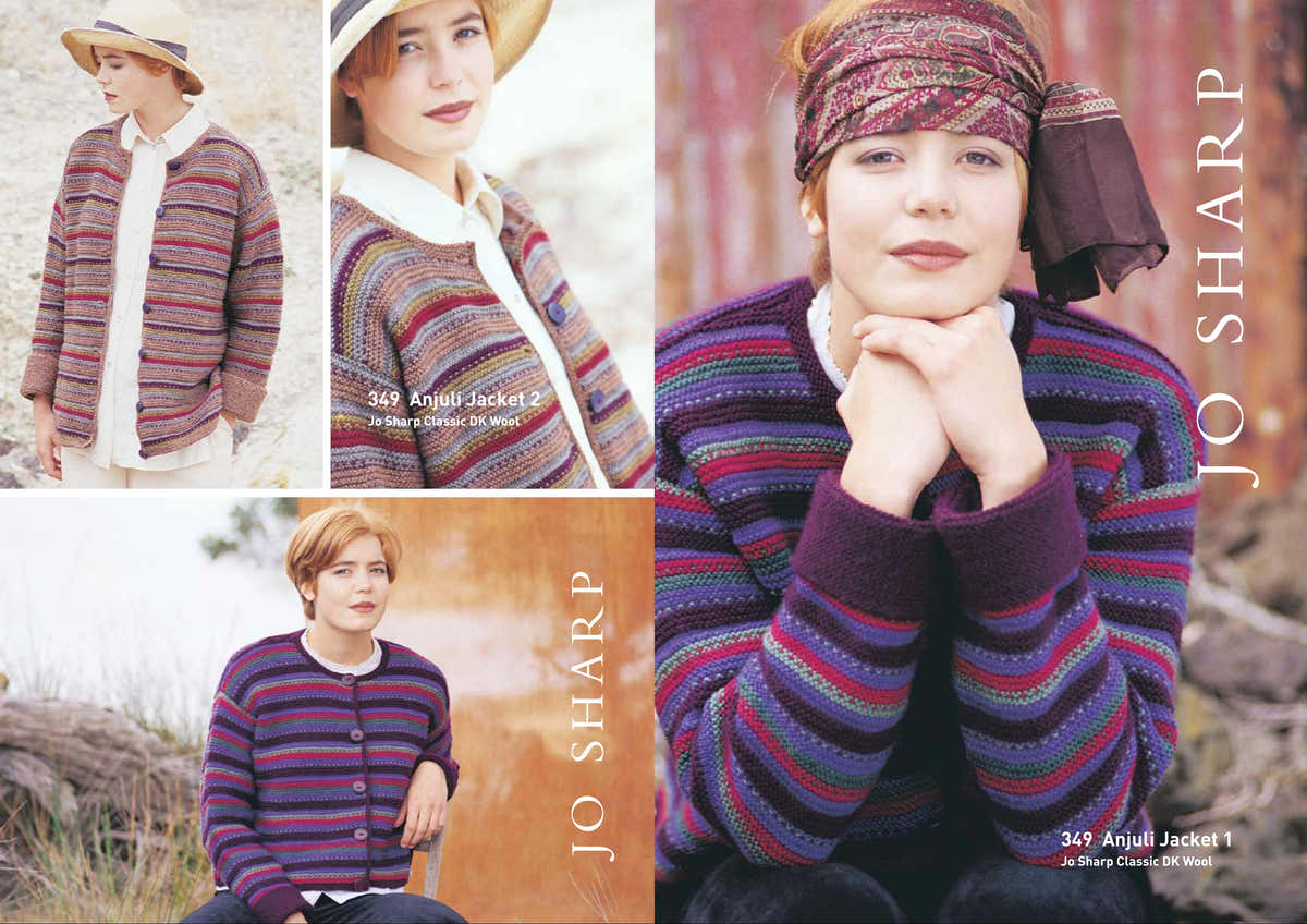 Jo Sharp Anjuli Jacket Cardigan Knitting Pattern
