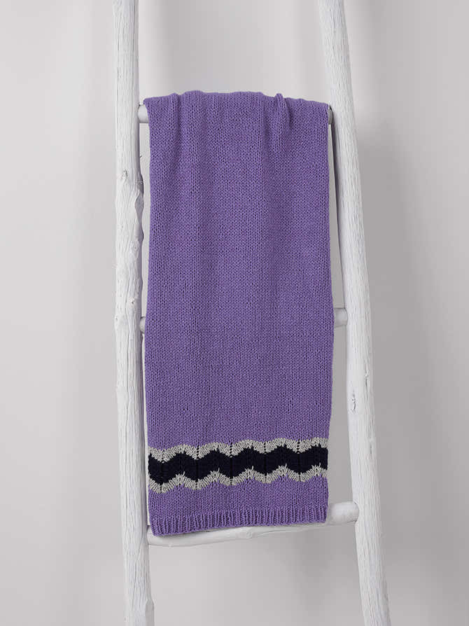 String Puddle Jumper Baby Blanket Knitting Pattern