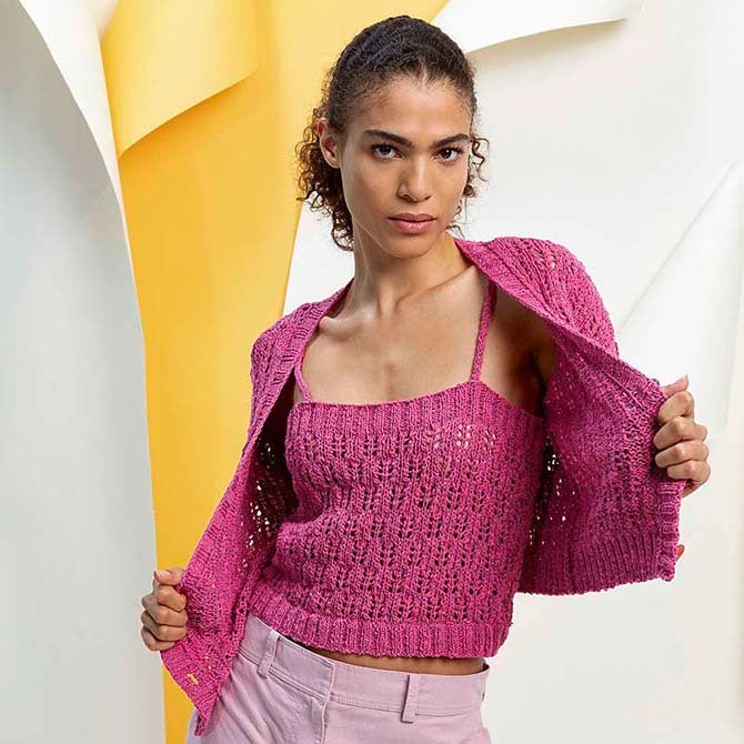 Lang Short Cardigan Knitting Pattern