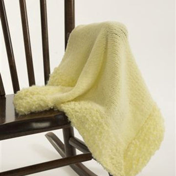 Baby Blankie with Heaven Trim Blanket Knitting Pattern