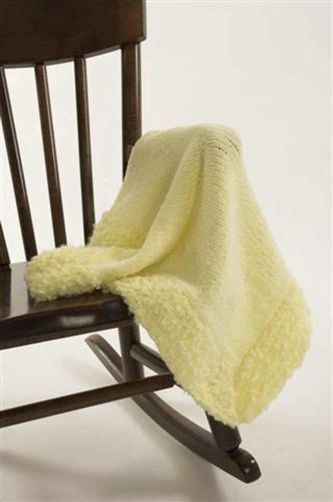 Baby Blankie with Heaven Trim Blanket Knitting Pattern