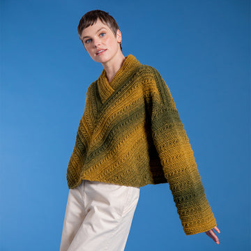 Tonal Twist Sweater - Free Crochet Pattern for Women Pattern