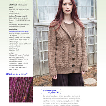 Berroco Flaherty Cardigan Knitting Pattern