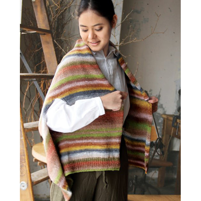 Noro Poncho Shawl Cape Knitting Pattern