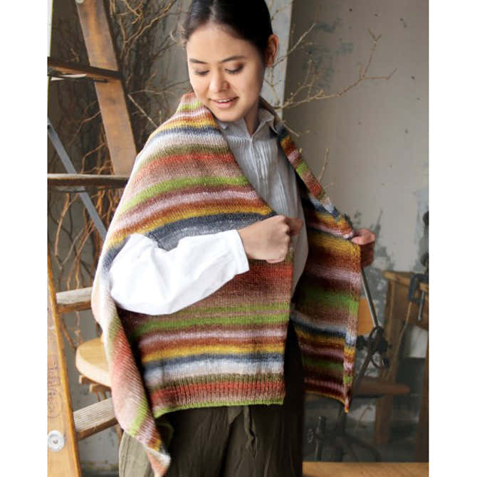 Noro Poncho Shawl Cape Knitting Pattern