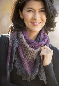 Cascade Yarns DK Dark Sky Shawl Crochet Pattern