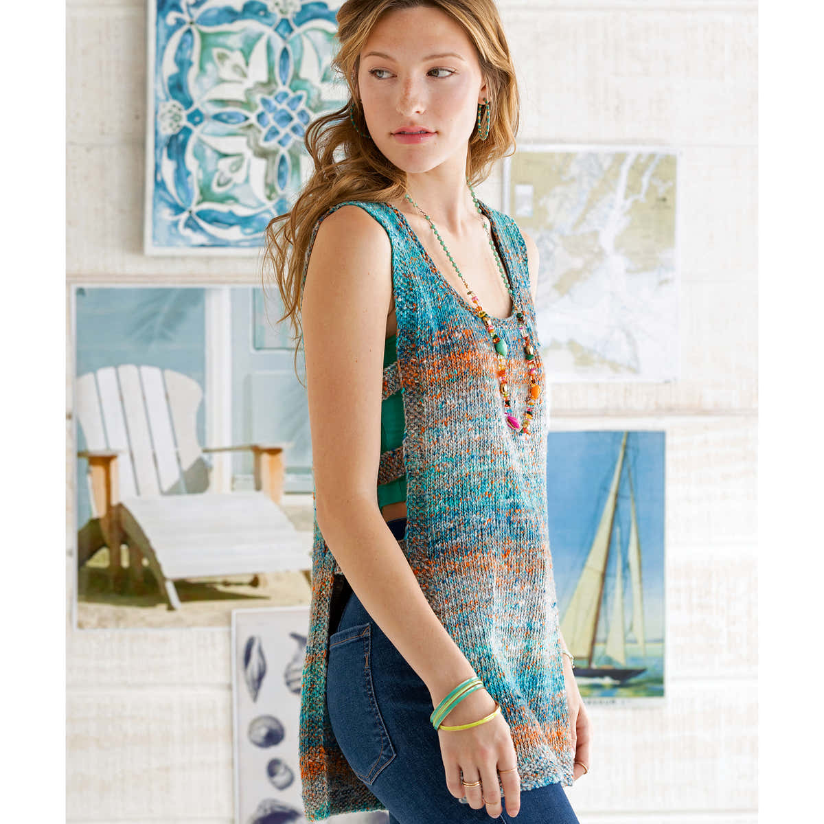 Noro Abra Waistcoat Knitting Pattern