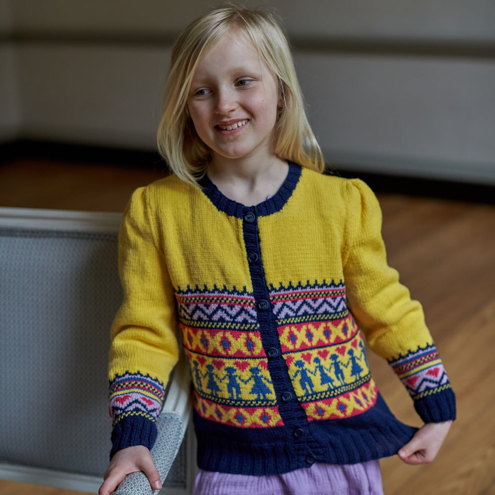 MillaMia Little Folk Cardigan Knitting Pattern