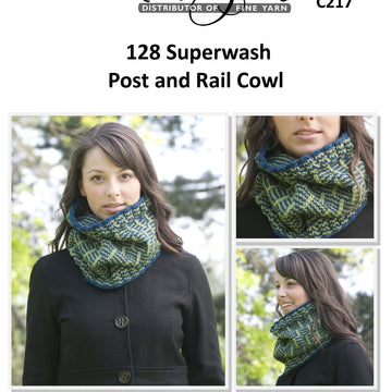 Cascade Yarns C Post & Rail Cowl Knitting Pattern