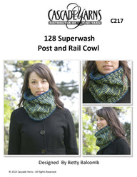 Cascade Yarns C Post & Rail Cowl Knitting Pattern