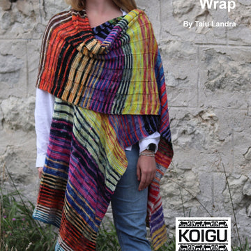 Koigu Crayon Box Wrap Knitting Pattern