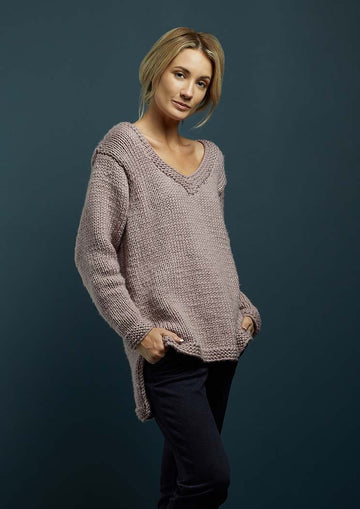 Jessica Sweater in Rowan Big Wool - ZB241-00006-UK - PDF
