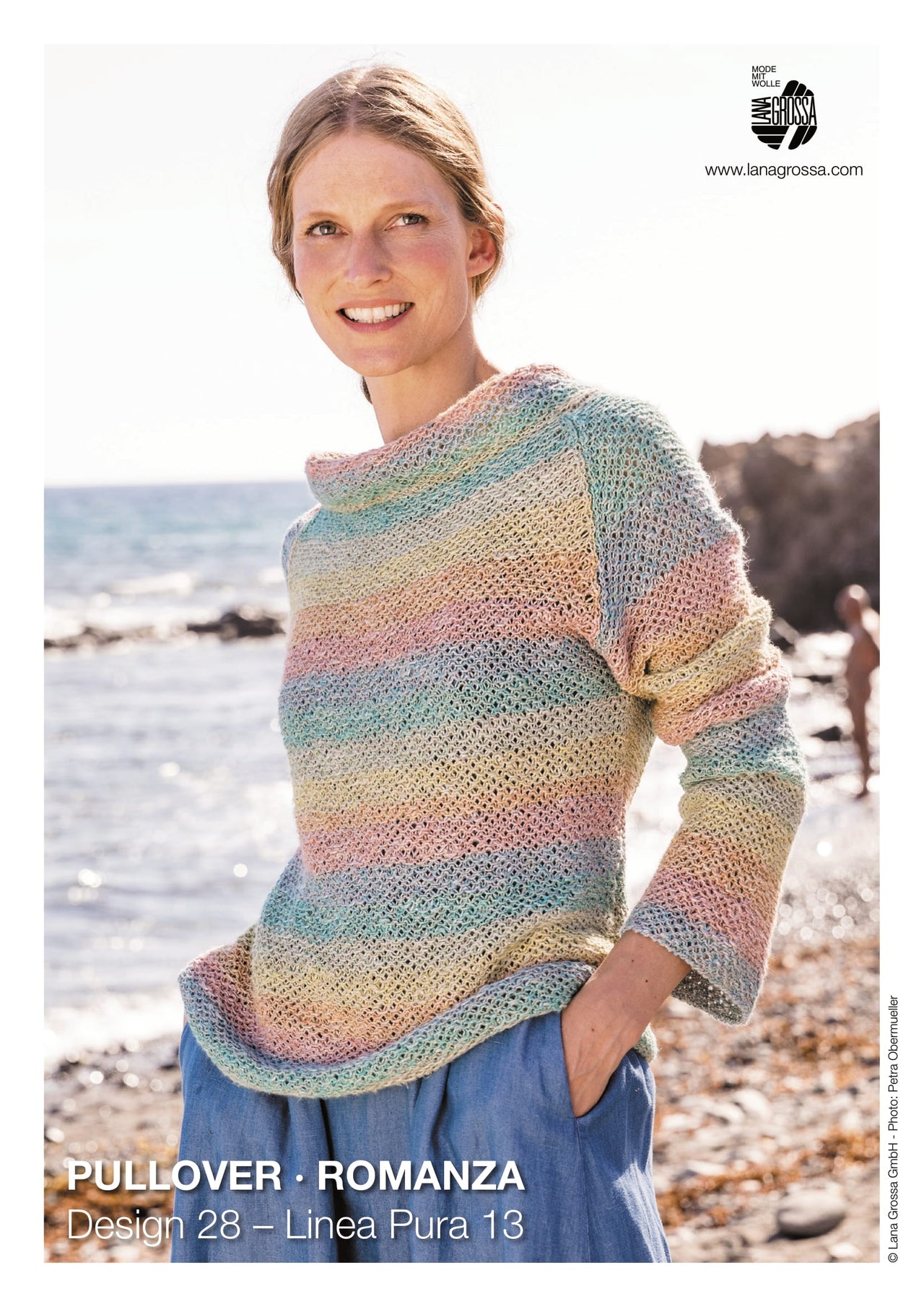 Lana Grossa 28 Pullover Jumper Knitting Pattern