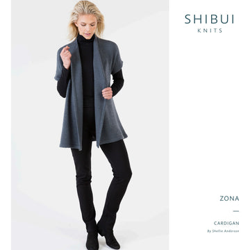 Shibui Knits Zona Vest Knitting Pattern