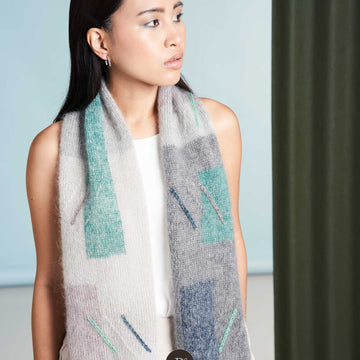 Rowan Block Scarf Knitting Pattern